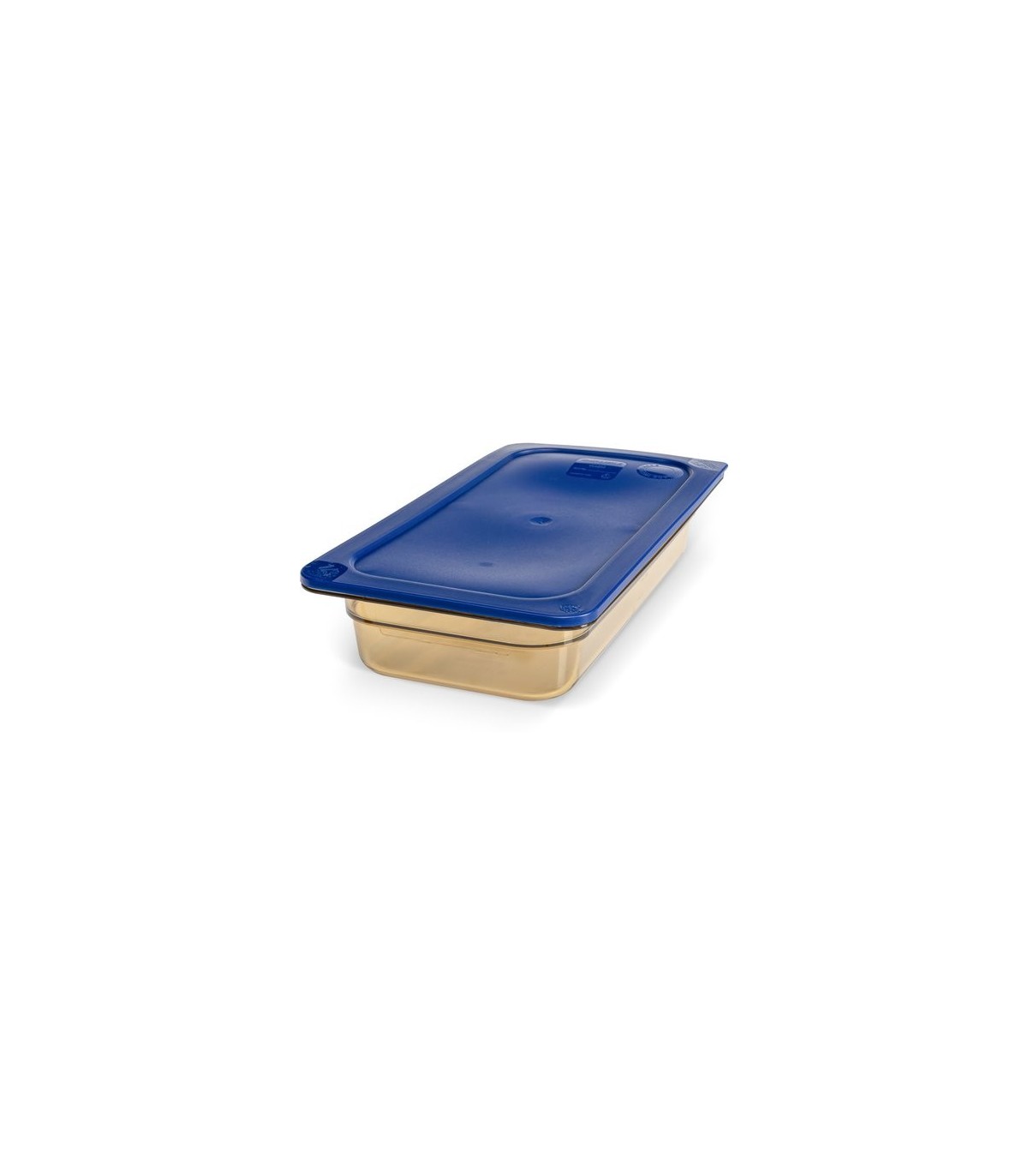 San Jamar Food Pan - Hot 1/3 Size - 2.5" Depth - Amber