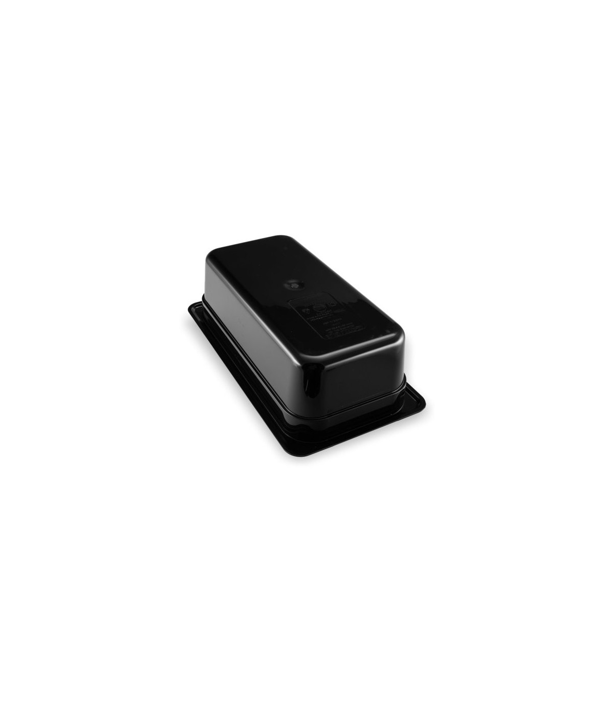 San Jamar Food Pan - Hot 1/3 Size - 4" Depth - Black