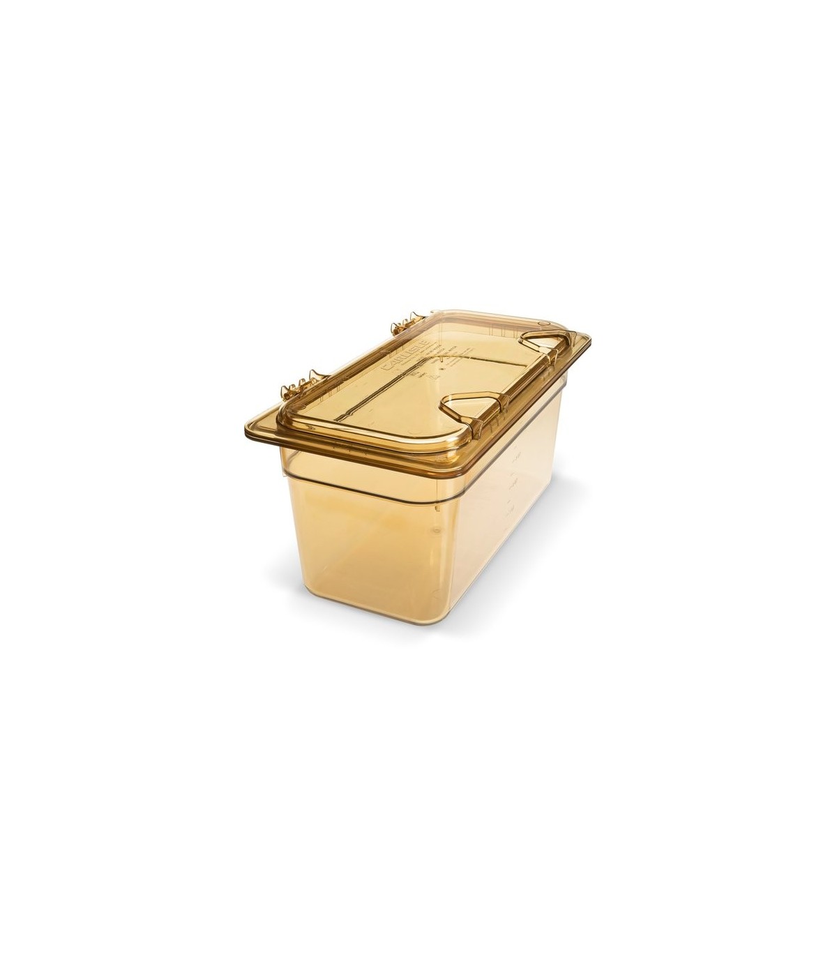San Jamar Food Pan - Hot 1/3 Size - 6" Depth - Amber