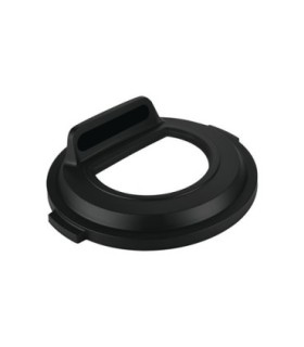 Rubbermaid FG2017738 Final Sale: Brute Lid w/Open Top 32G - Black, Price Per EA - FG2017738 -  - [unit price]