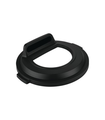 Rubbermaid FG2017738 Final Sale: Brute Lid w/Open Top 32G - Black, Price Per EA - FG2017738 -  - [unit price]