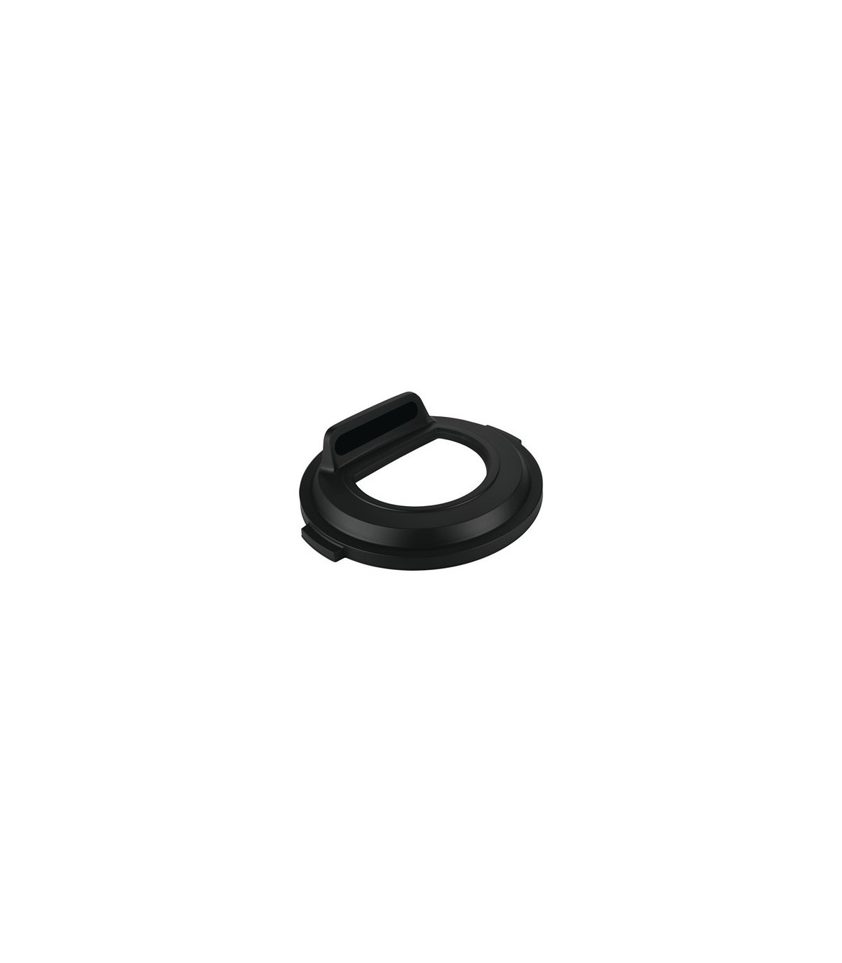 Rubbermaid FG2017738 Final Sale: Brute Lid w/Open Top 32G - Black, Price Per EA - FG2017738 -  - [unit price]