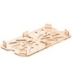 San Jamar Food Pan - Hot Drain Tray 1/4 Size - Amber
