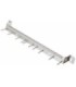 San Jamar Tool Holder - 17" Aluminum Brush Rack - Silver