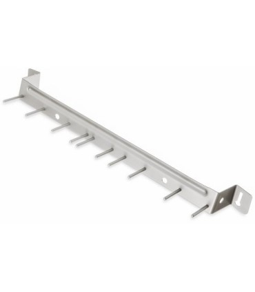 San Jamar Tool Holder - 17" Aluminum Brush Rack - Silver
