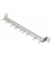 San Jamar Tool Holder - 17" Aluminum Brush Rack - Silver