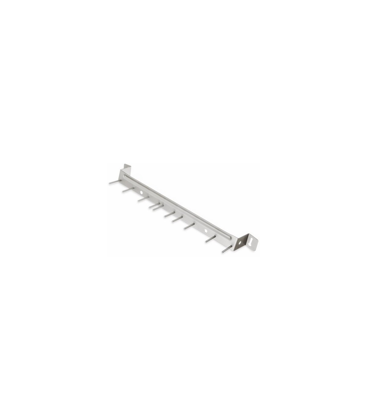 San Jamar Tool Holder - 17" Aluminum Brush Rack - Silver