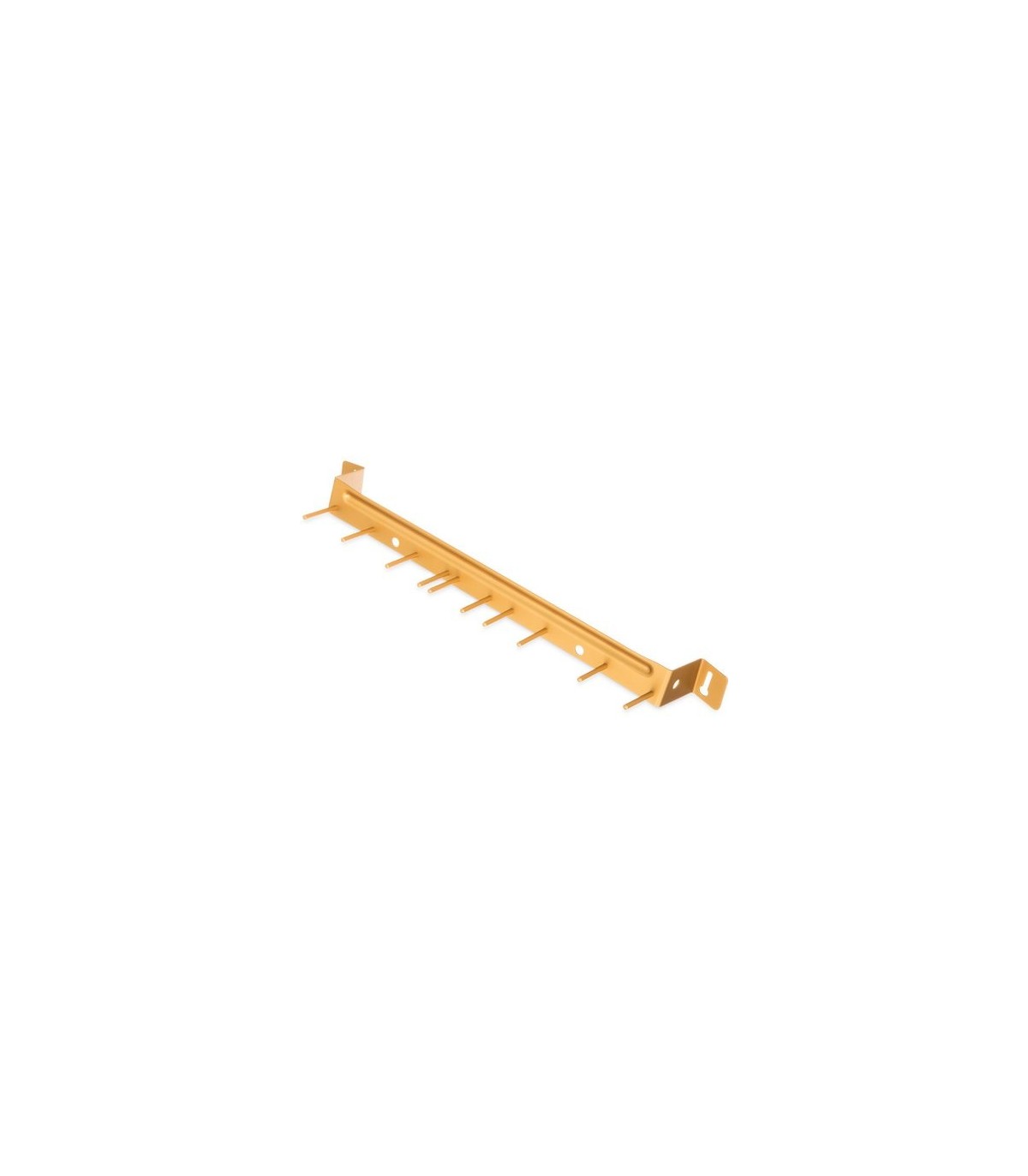 San Jamar Tool Holder - 17" Aluminum Brush Rack - Yellow