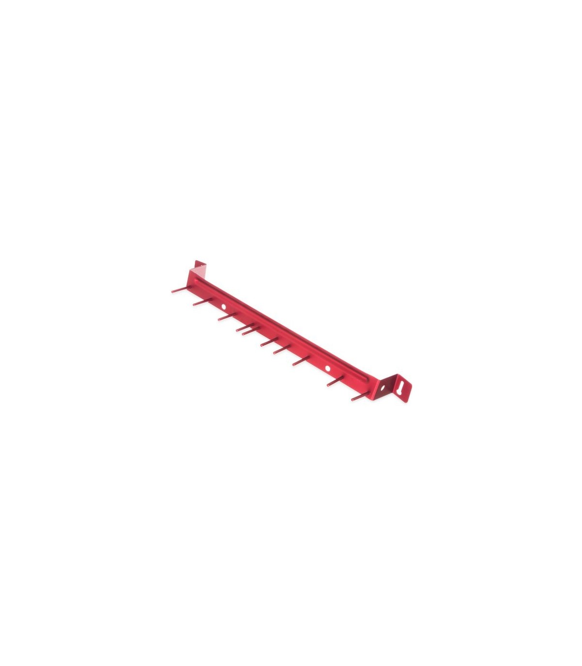 San Jamar Tool Holder - 17" Aluminum Brush Rack - Red