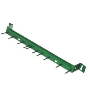 San Jamar Tool Holder - 17" Aluminum Brush Rack - Green