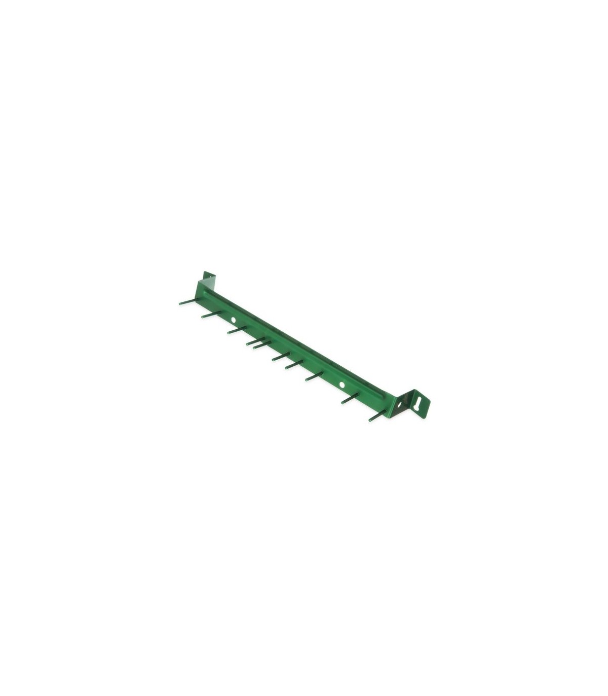 San Jamar Tool Holder - 17" Aluminum Brush Rack - Green