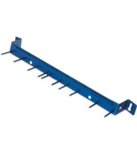 San Jamar Tool Holder - 17" Aluminum Brush Rack - Blue