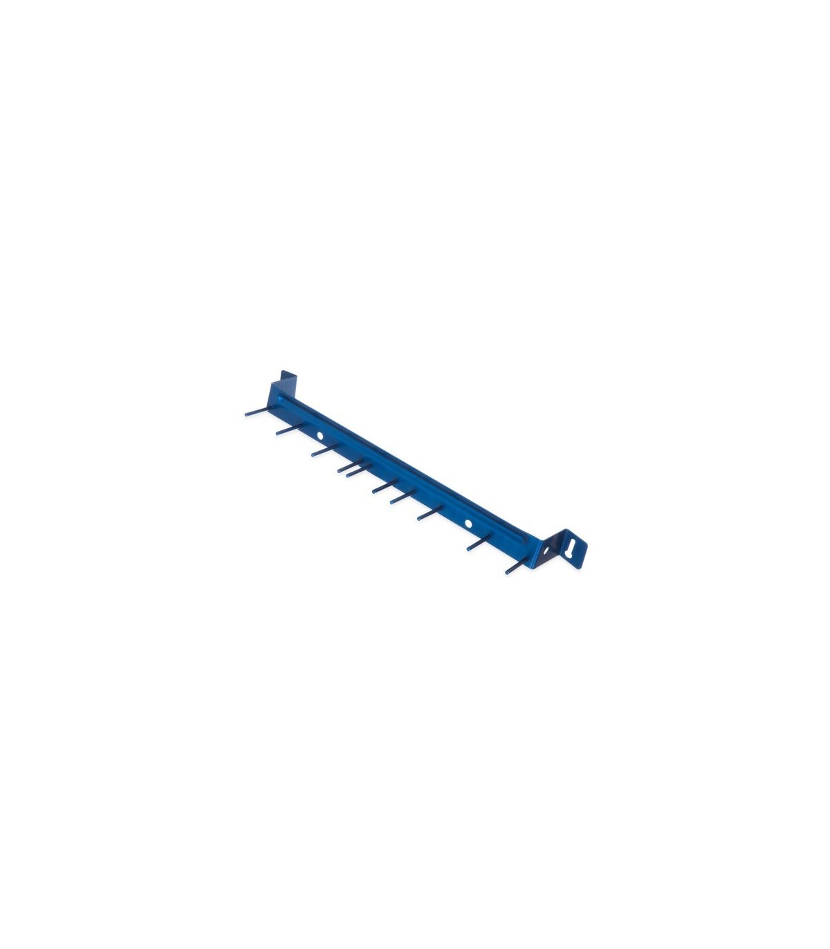 San Jamar Tool Holder - 17" Aluminum Brush Rack - Blue
