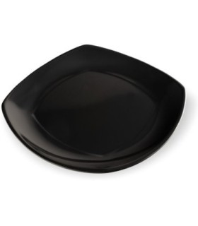 San Jamar Plates - Square Melamine 8x8" Small - Black