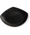 San Jamar Plates - Square Melamine 8x8" Small - Black