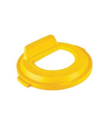 Rubbermaid FG2017963 Final Sale: Brute Lid w/Open Top 32G - Yellow, Price Per EA - FG2017963 -  - [unit price]