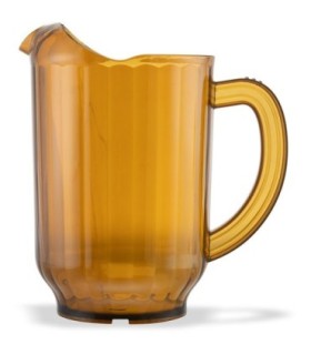 San Jamar Pitcher - Versapour 60oz - Amber
