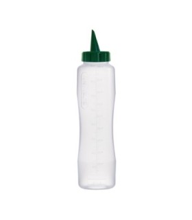 San Jamar Araven - Squeeze Btl w/oil Tip PE 34oz - Transluc