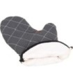 San Jamar BestGuard w/WebGuard Plus Oven Mitt - 13" - Black