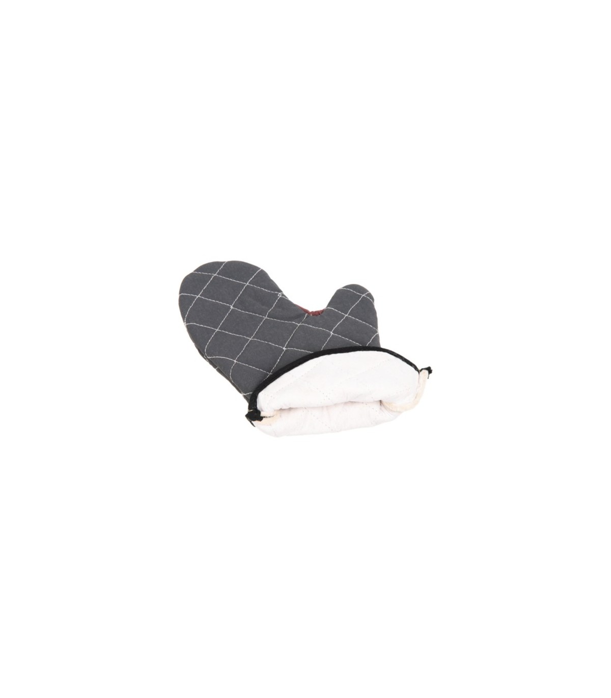San Jamar BestGuard w/WebGuard Plus Oven Mitt - 13" - Black