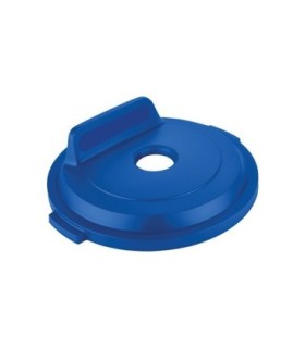 Rubbermaid FG2018163 Final Sale: Brute Lid w/Hole Bottles/Cans 32G - Blue, Price Per EA - FG2018163 -  - [unit price]