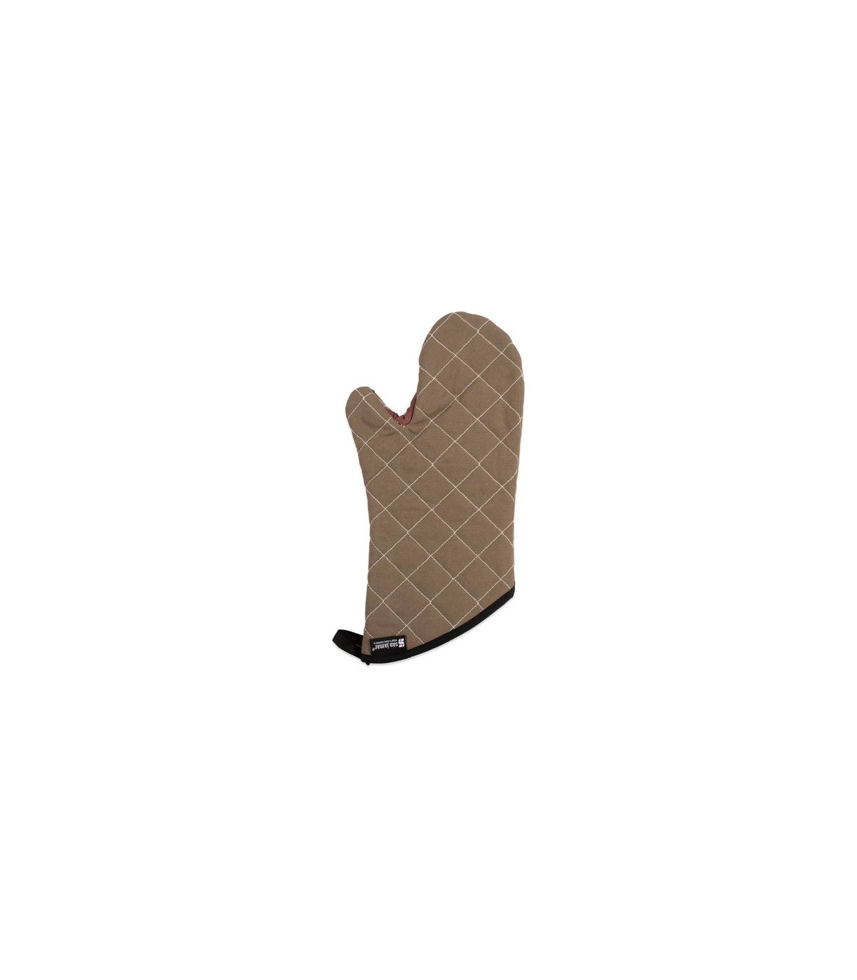 San Jamar BestGuard w/WebGuard Plus Oven Mitt - 15" - Tan