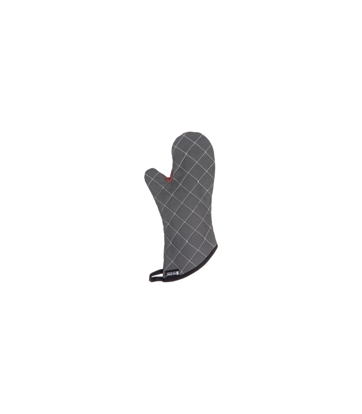 San Jamar BestGuard w/WebGuard Plus Oven Mitt - 15" - Black