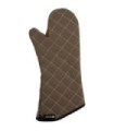 San Jamar BestGuard w/WebGuard Plus Oven Mitt - 17" - Tan