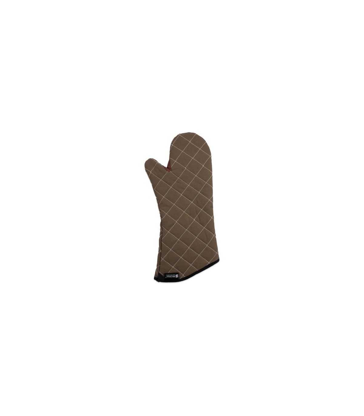 San Jamar BestGuard w/WebGuard Plus Oven Mitt - 17" - Tan