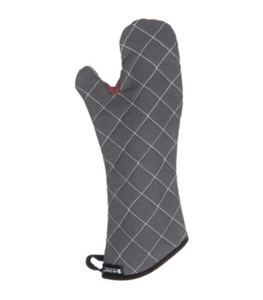 San Jamar BestGuard w/WebGuard Plus Oven Mitt - 17" - Black