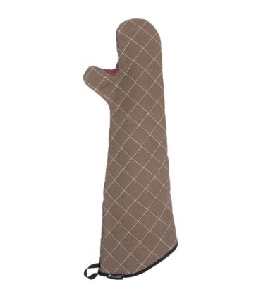 San Jamar BestGuard w/WebGuard Plus Oven Mitt - 24" - Tan