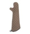San Jamar BestGuard w/WebGuard Plus Oven Mitt - 24" - Tan