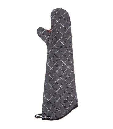 San Jamar BestGuard w/WebGuard Plus Oven Mitt - 24" - Black