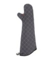 San Jamar BestGuard w/WebGuard Plus Oven Mitt - 24" - Black