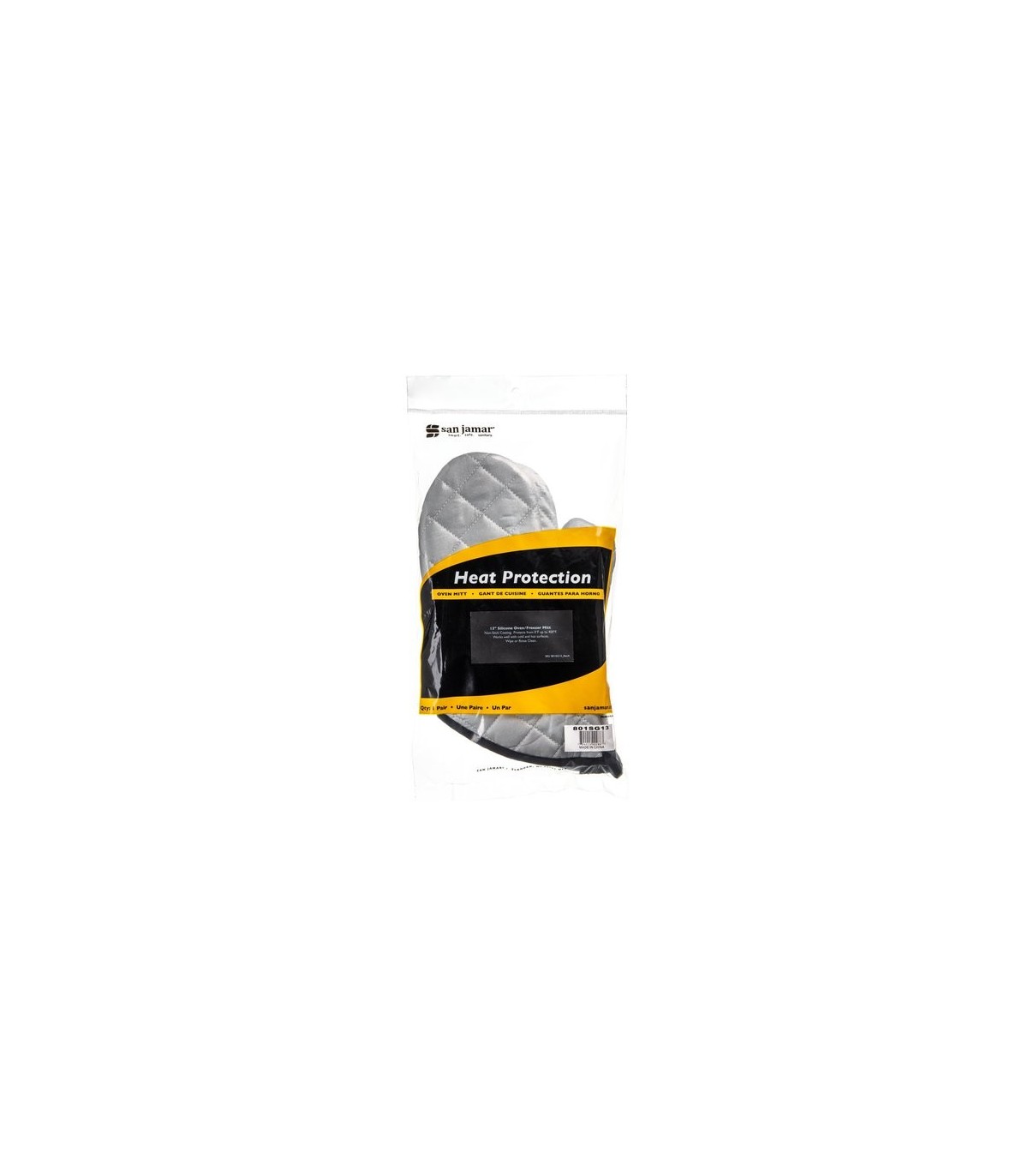 San Jamar Economy-Silicone Oven Mitts-Protect to 400F - 13"-1/pr