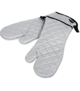 San Jamar Economy-Silicone Oven Mitts-Protect to 400F - 17"-1/pr