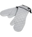 San Jamar Economy-Silicone Oven Mitts-Protect to 400F - 17"-1/pr