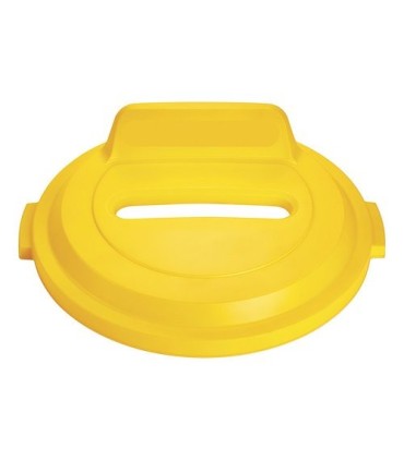 Rubbermaid FG2018167 Final Sale: Brute Lid w/SlotPaper 32G - Yellow, Price Per EA - FG2018167 -  - [unit price]