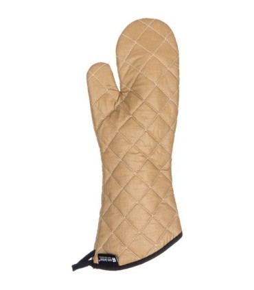 San Jamar Value Added-BesTan Oven Mitts - 17" -1/pr