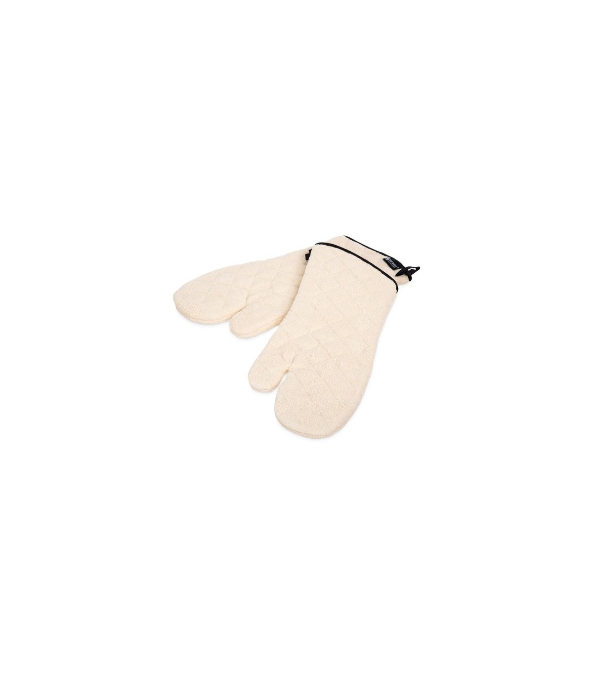 San Jamar Terry Oven Mitts w/Steam Barrier -17"- Natural