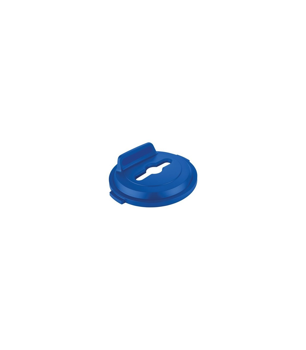 Rubbermaid FG2018215 Final Sale: Brute Lid w/Hole/Slot Mix Recyc 32G - Blue, Price Per EA - FG2018215 -  - [unit price]