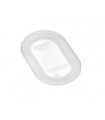 San Jamar Araven - Food Pan Lid - Silicone GN 1/9 Size - Clear