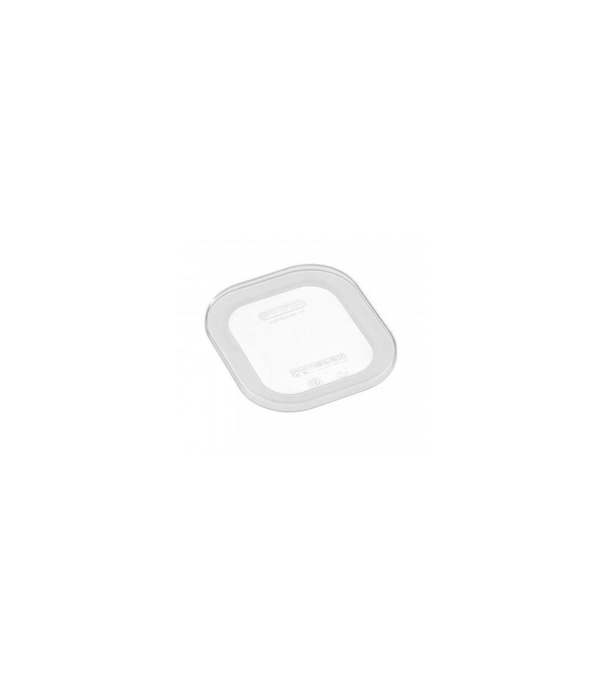 San Jamar Araven - Food Pan Lid - Silicone GN 1/6 Size - Clear