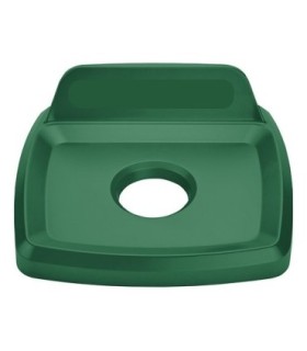 Rubbermaid FG2018353 Final Sale: Untouchable 3569 Lid Bottles Cans - Green, Price Per EA - FG2018353 -  - [unit price]