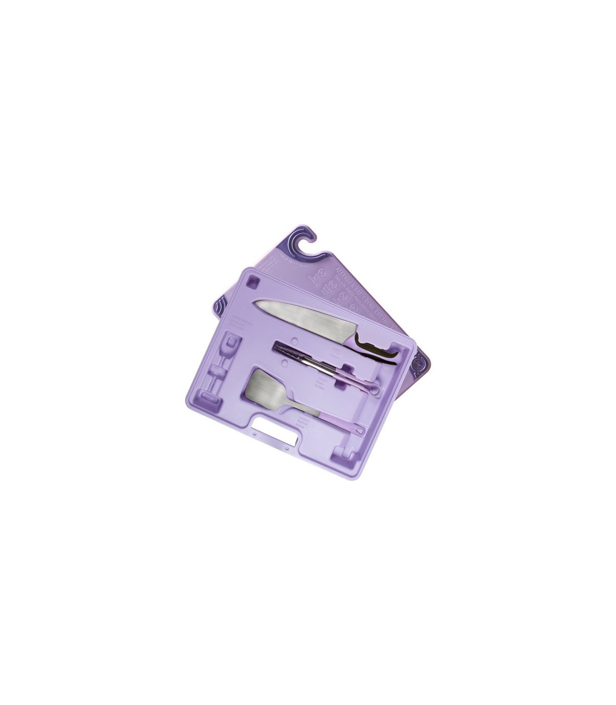 San Jamar Allergen Saf-T-Zone System(Tong/Turner/Knife/Board)