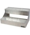 San Jamar Stepped w/Notched Lids-(6)1 Qt w/Individual Notch Lid