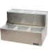 San Jamar EZ-Chill Condiment Ctr w/NotchLid(6)1Qt Insert(2)Liner