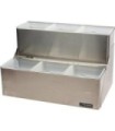 San Jamar EZ-Chill Condiment Ctr w/NotchLid(6)1Qt Insert(2)Liner