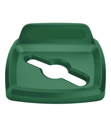 Rubbermaid FG2018365 Final Sale: Untouchable 3569 Lid Mixed Recy - Green, Price Per EA - FG2018365 -  - [unit price]