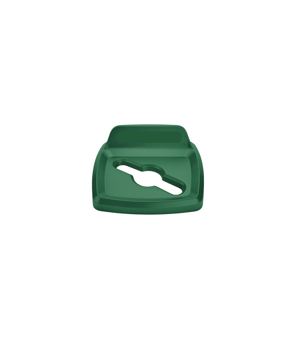Rubbermaid FG2018365 Final Sale: Untouchable 3569 Lid Mixed Recy - Green, Price Per EA - FG2018365 -  - [unit price]